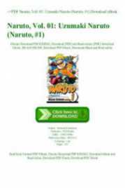 Naruto, Vol. 01 by Masashi Kishimoto